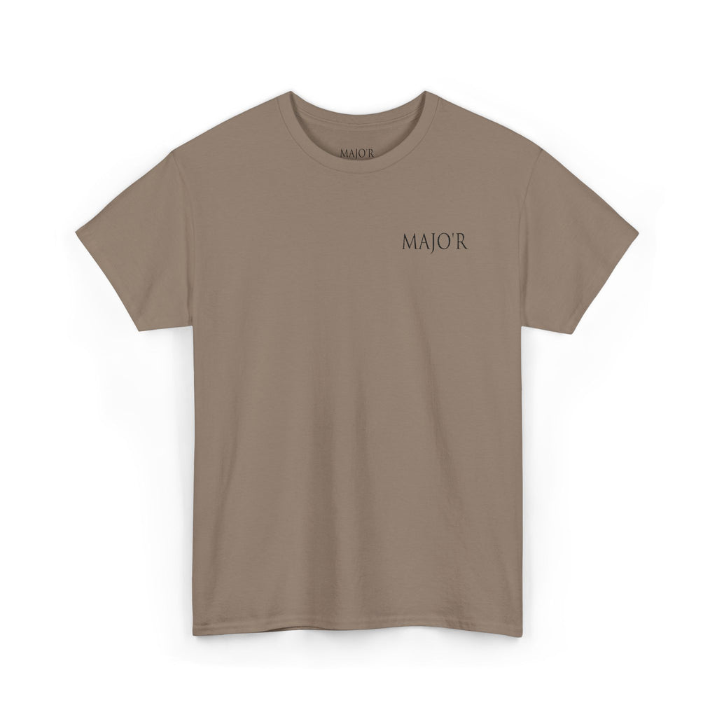Major Minimalist Tee — Small Chest Logo Graphic T-Shirt