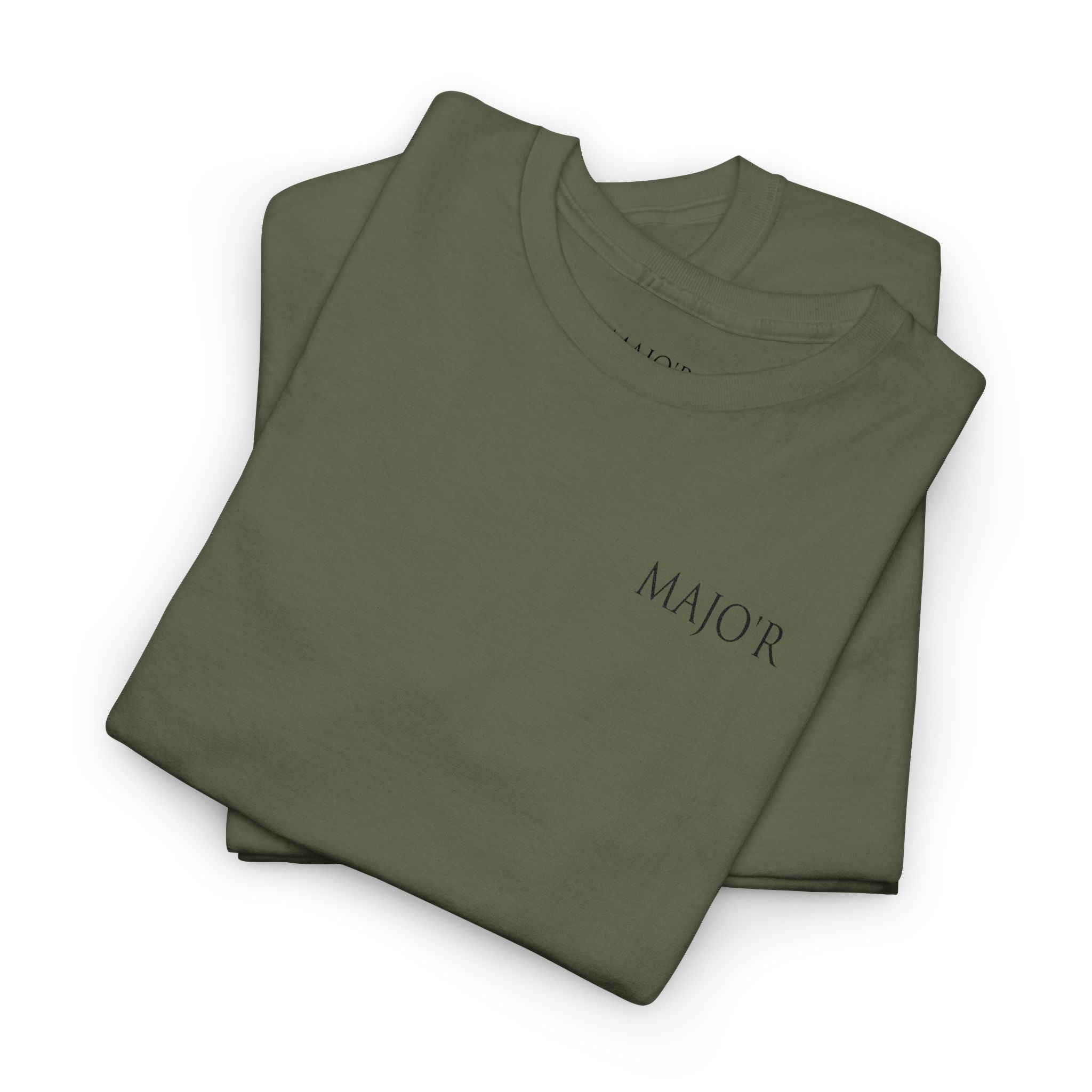 Major Minimalist Tee — Small Chest Logo Graphic T-Shirt