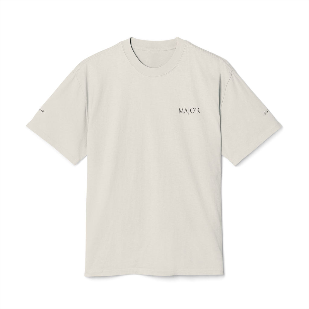 Minimal 'Chaos' Chest Logo Tee — Vintage Faded Graphic T-Shirt