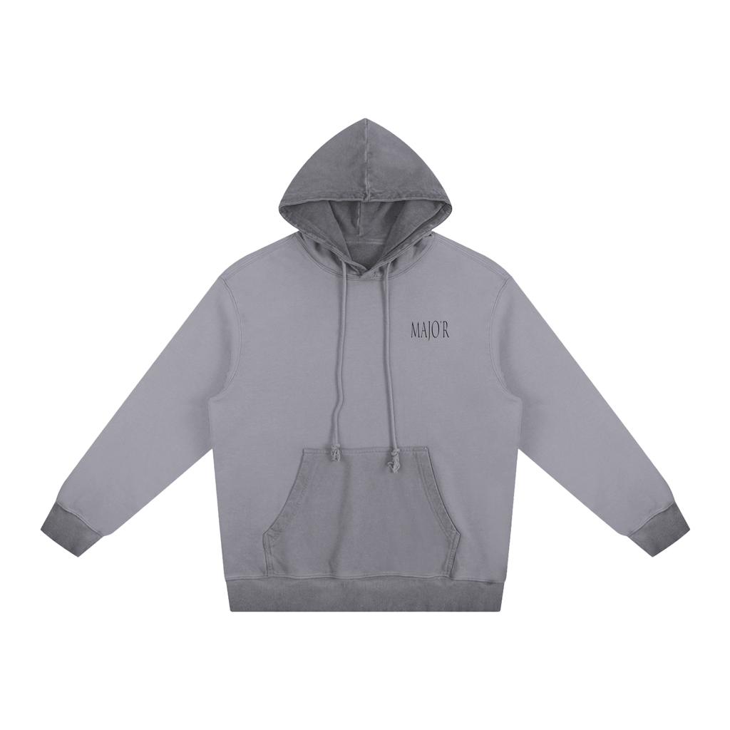 Ombre Stone Washed Colorpointed Hoodie