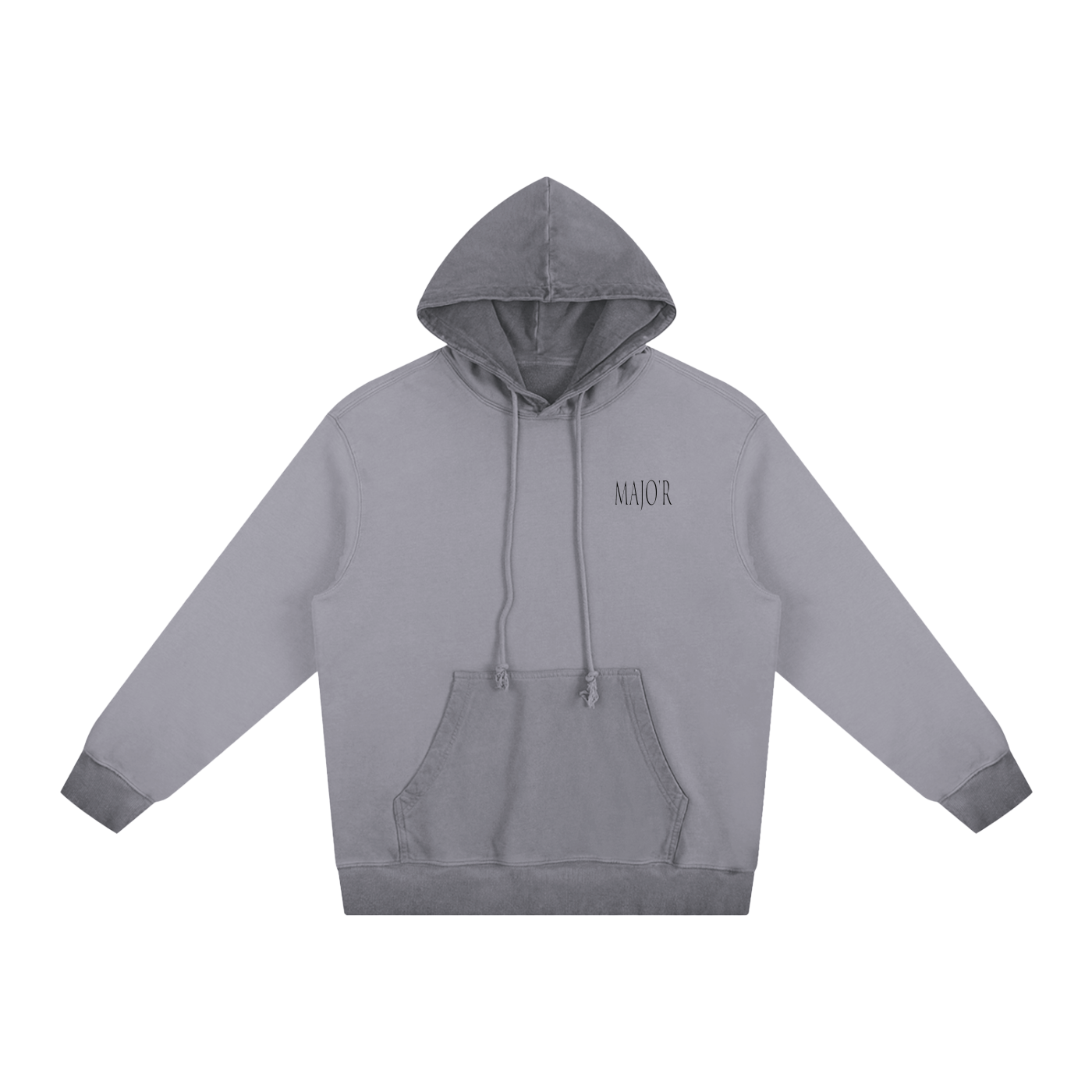 Ombre Stone Washed Colorpointed Hoodie