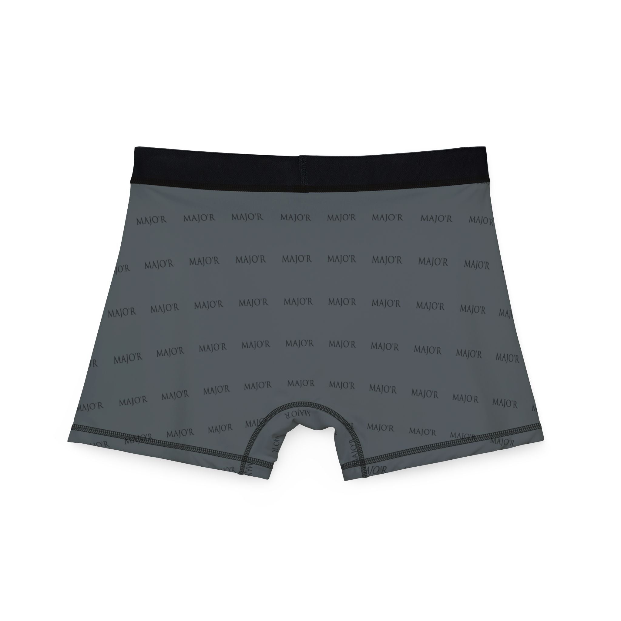 Men's MAJO'R Dark Grey Boxer Briefs — All-Over Print