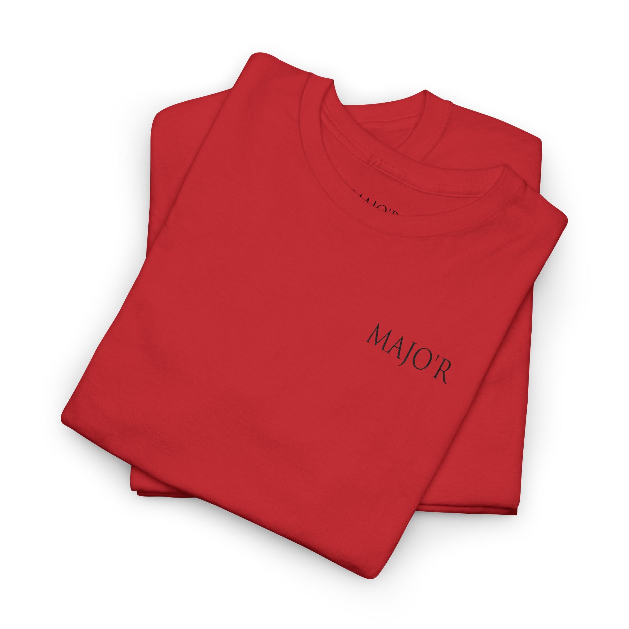 Major Minimalist Tee — Small Chest Logo Graphic T-Shirt