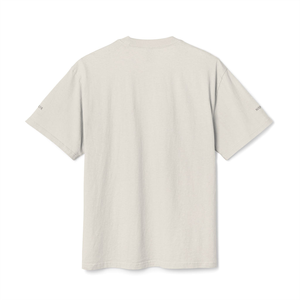 Minimal 'Chaos' Chest Logo Tee — Vintage Faded Graphic T-Shirt