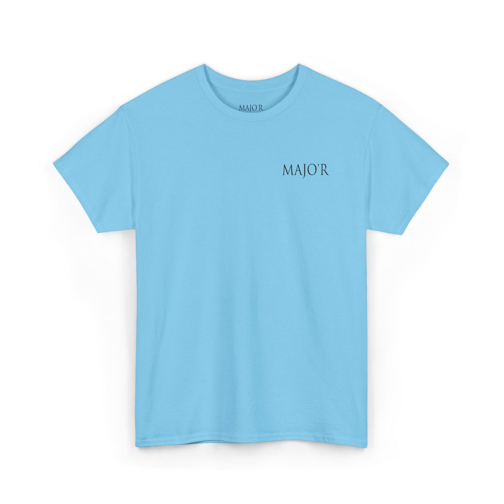 Major Minimalist Tee — Small Chest Logo Graphic T-Shirt