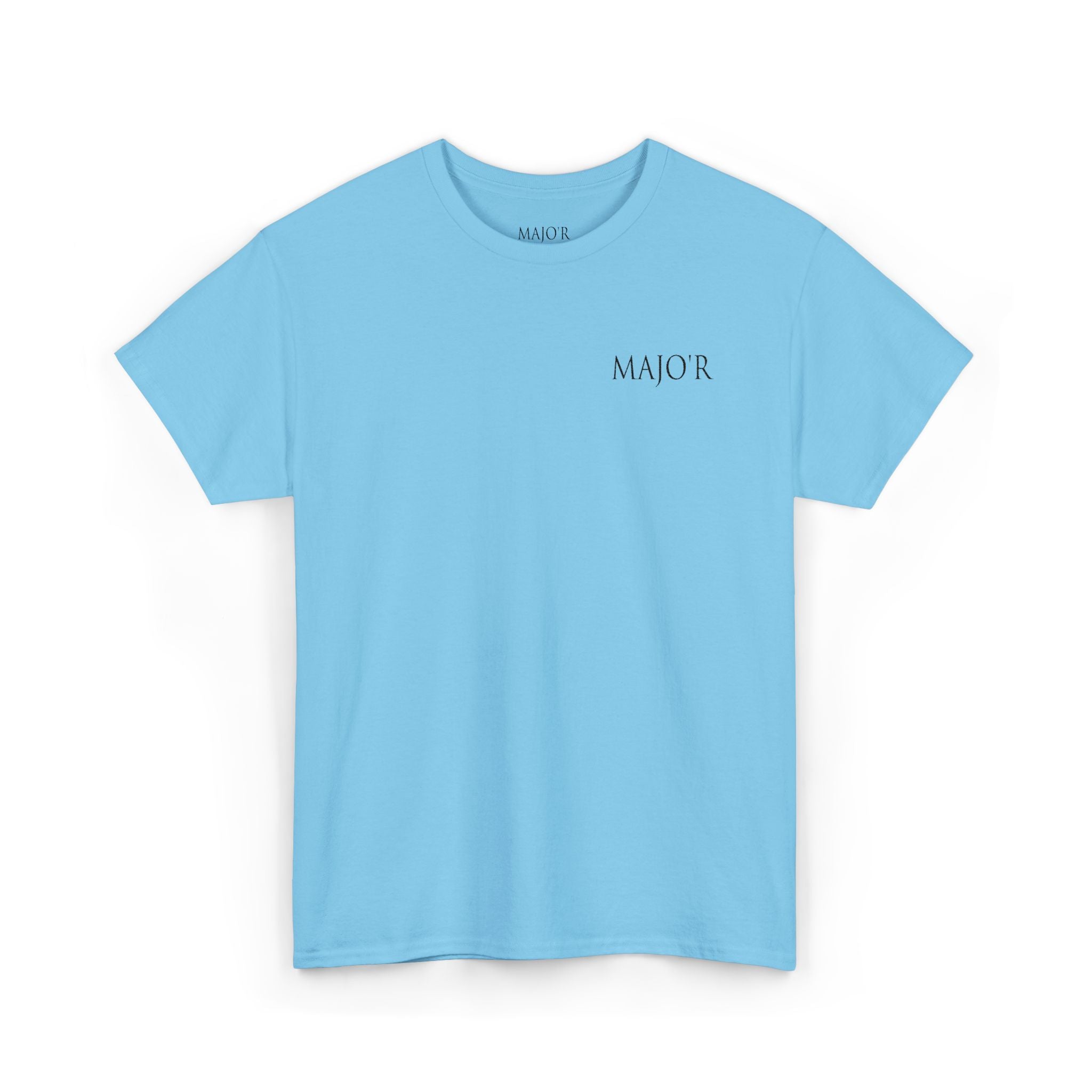Major Minimalist Tee — Small Chest Logo Graphic T-Shirt