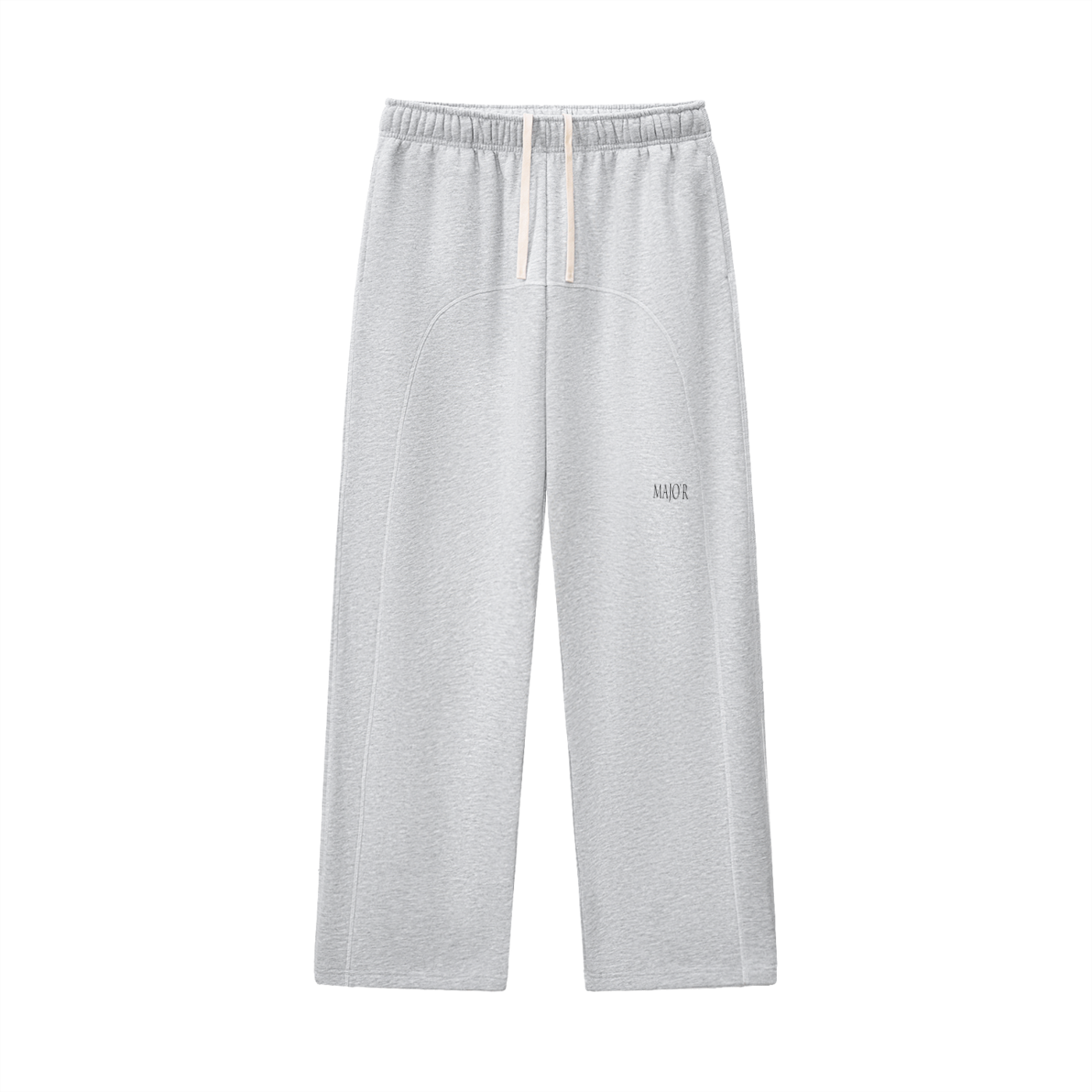 Contrast-Stitched Fleece Sweatpants