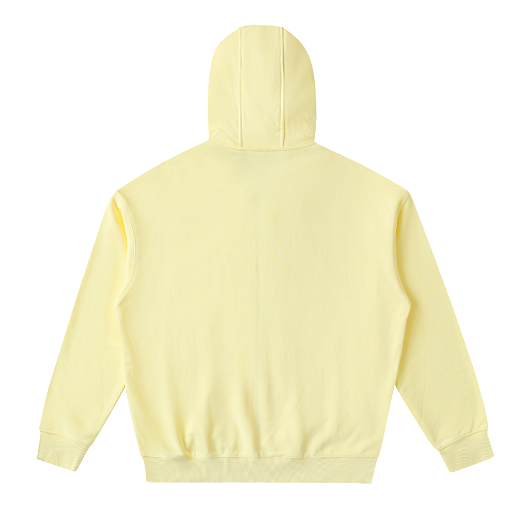 Drop-Shoulder Zip Up Hoodie