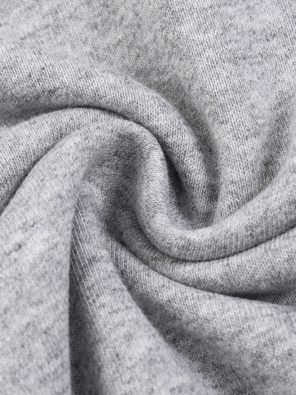 Half-Zip Rolled Edge Fleece Sweatshirt